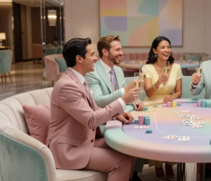 Koláž z exkluzivních VIP pokerových večerů Pruvoria
